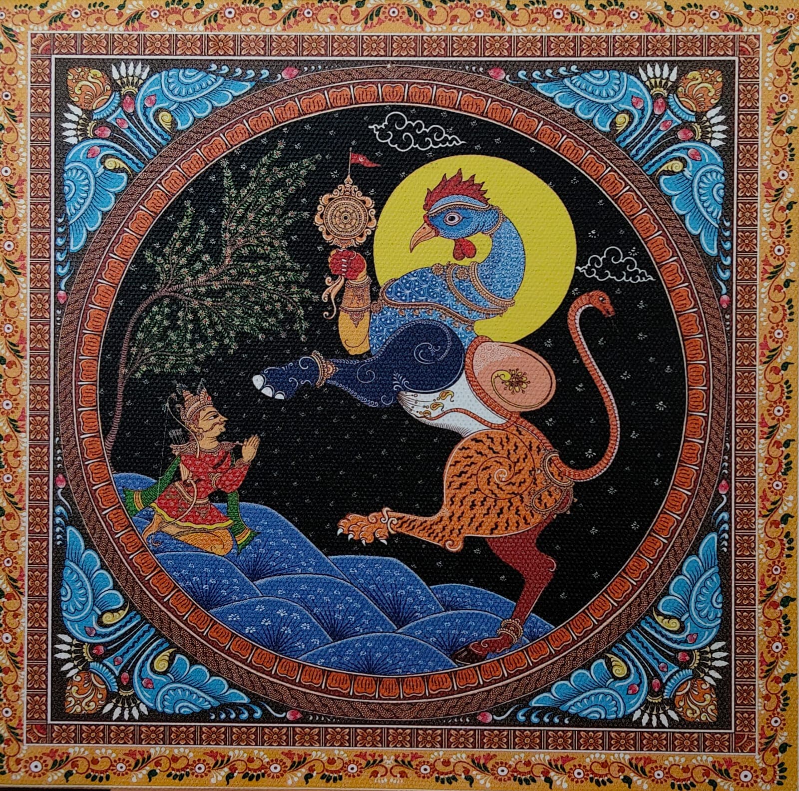 Basanta Kumari Samanta's Nabagunjar painting, honoured by Bartalap Podcast in 2026